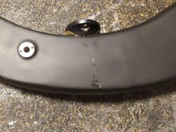 Nachaufnahme mittig gebrochener Liegeradrahmen